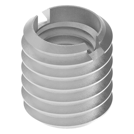 Thin Wall Self Locking Thread Insert, M8-1.25 Int Thrd Sz, Steel, 5 PK MPN:319-M8-PK5