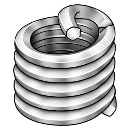 Tanged Helical Insert, Free-Running, M20-2.50 Thrd Sz, 18-8 Stainless Steel MPN:3520-20.00X1.5D