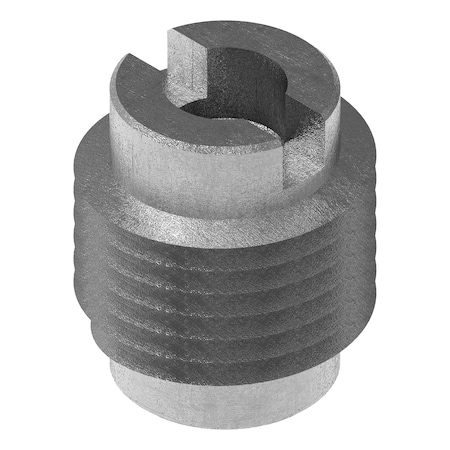 Knife Thread Insert, No. 6-32 Int Thrd Sz, 3/8 in L, 1/4 in Dia., 18-8 Stainless Steel, Plain, 10 PK MPN:400-006-CR-PK10