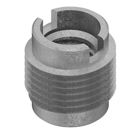 Knife Thread Insert, M10-1.50 Int Thrd Sz, 15.875 mm L, 12.7 mm Dia., 18-8 SS, Plain, 5 PK MPN:400-M10-CR-PK5