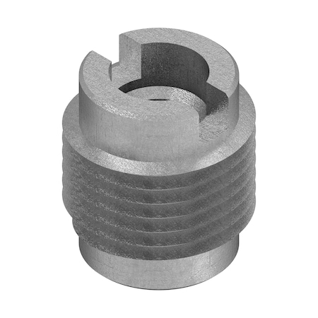 Knife Thread Insert, M6-1.00 Int Thrd Sz, 12.7 mm L, 9.525 mm Dia., 18-8 SS, Plain, 10 PK MPN:400-M6-CR-PK10