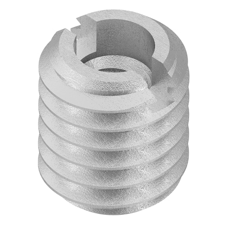 Standard Wall Self Locking Thread Insert, M3-0.50 Int Thrd Sz, 316 Stainless Steel MPN:416-3