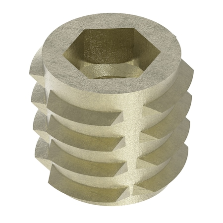 Hex Drive Threaded Insert, 1/4