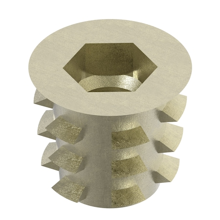 Hex Drive Threaded Insert, 1/4