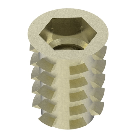 Hex Drive Threaded Insert, 3/8