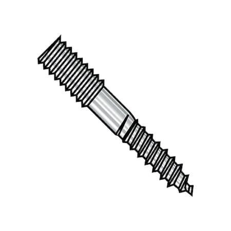 Hanger Bolt, 18-8 Stainless, 100 PK MPN:3780BH188
