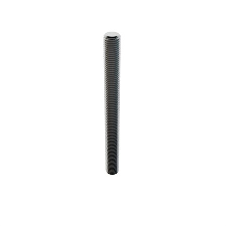 Fully Threaded Rod, 1 1/8 in, 12 in, Steel, Grade 2, Zinc Plated Finish MPN:56083