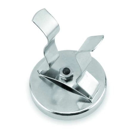 C-Clip Magnet, Chrome, 20 Lb, 2.035 In Dia MPN:3DYA1