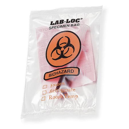 Transfer Bag, 12 in L, 9 in W, CLR, PK1000 MPN:3CUE7