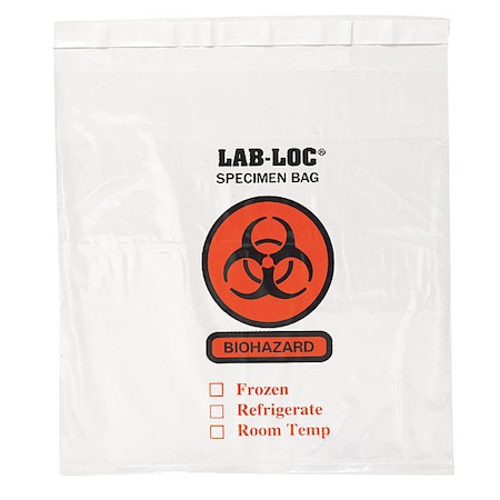 Specimen Transfer Bag, 10 In. W, PK1000 MPN:3CUF3