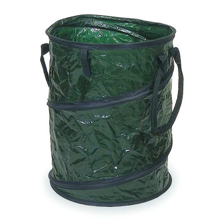 27 gal Collapsible Litter Bags, 19 in x 24 in, Green MPN:3VB57