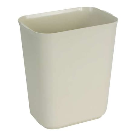 3 1/2 gal Rectangular Indoor Plastic Can, Beige, Fiberglass MPN:4PGL3
