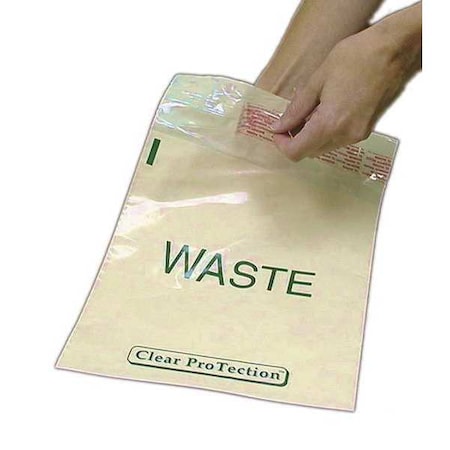 Biohazard Bags, 0.5 gal., White, PK100 MPN:MBWB142325