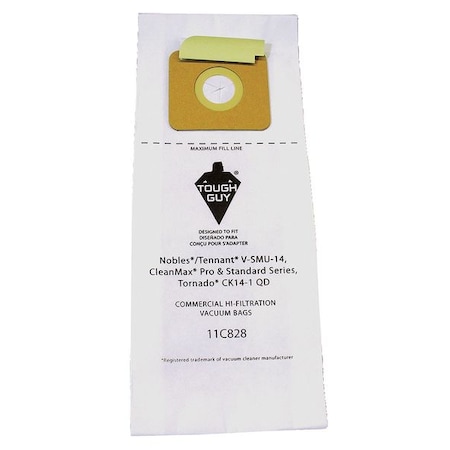 Vacuum Bag, 2-ply, Paper Bag, 10 PK MPN:11C828