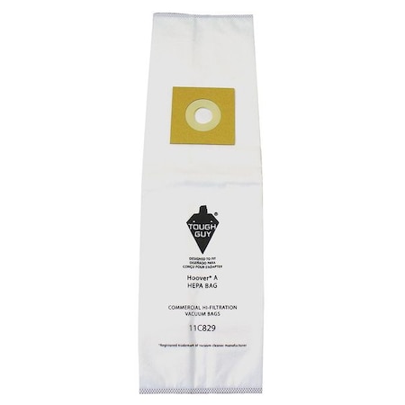 Vacuum Bag, 5-Ply, Synthetic HEPA Filter Bag, 3 PK MPN:11C829