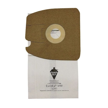 Vacuum Bag, 1-Ply, Paper Bag, 10 PK MPN:3ZJK1