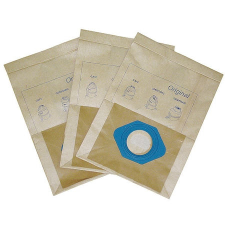 Vacuum Bag, Dry, ULPA Cartridge Filter, 5 PK MPN:49AJ55