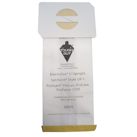 Vacuum Bag, 2-ply, Paper Bag, 10 PK MPN:6JEN8