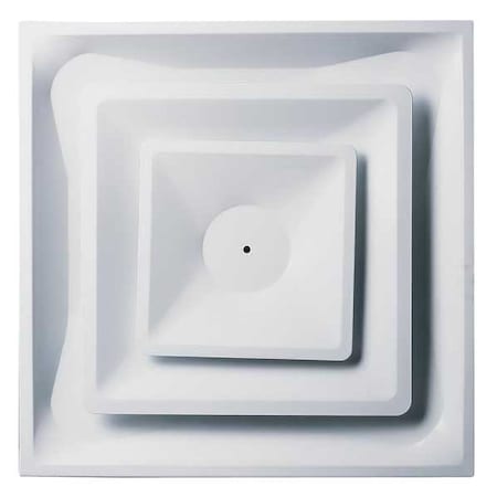 6 in Square 2 Cone Diffuser, White MPN:4MJU2