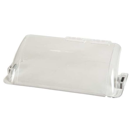 Floor Register Air Deflector, Clear, 14 in L x 4 in W x 2-3/4 in H, 2 mm Thick, Magnetic Connection MPN:6TUC3