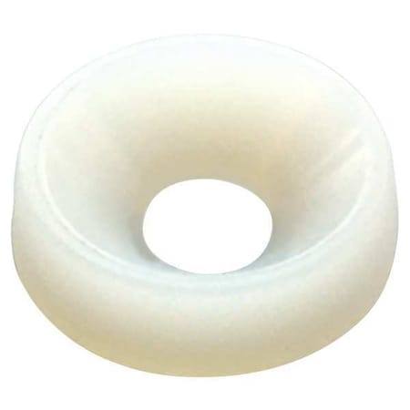 Countersunk Washer, Fits Bolt Size #12, Nylon Plain Finish, 20 PK MPN:11SFW0012