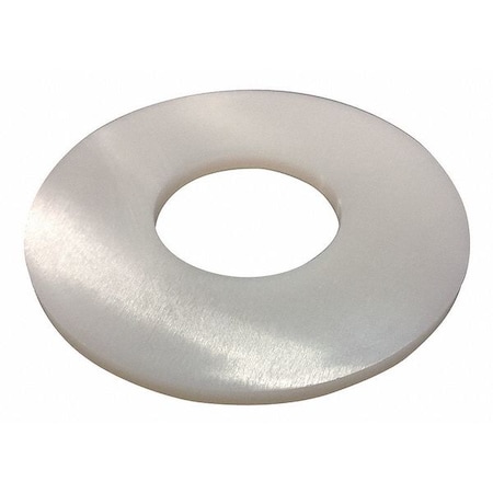 Flat Washer, For Screw Size M3, Nylon Plain Finish, 50 PK MPN:16M03080080