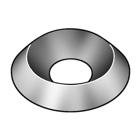 Countersunk Washer, Fits Bolt Size 1/4