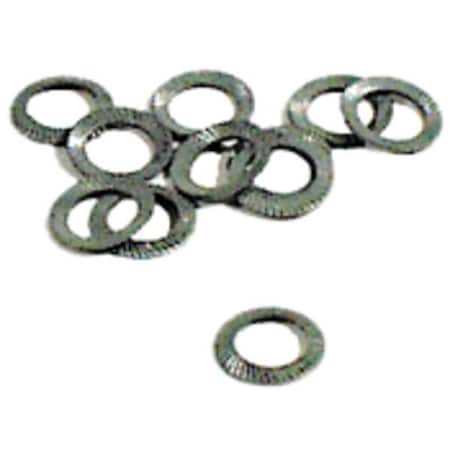 Wedge Lock Washer, For Screw Size M5 Steel, Zinc Plated Finish, 100 PK MPN:5MXD6