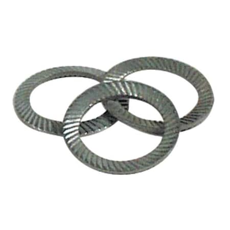 Wedge Lock Washer, For Screw Size M16 Steel, Zinc Plated Finish, 25 PK MPN:5MXE0