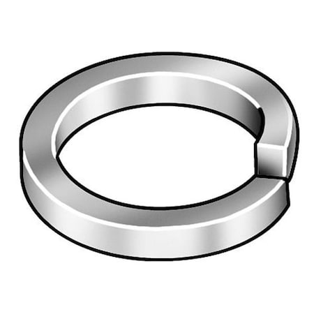 Split Lock Washer, For Screw Size 5/8 in Steel, Plain Finish, 100 PK MPN:HLWIA062USA-100BX