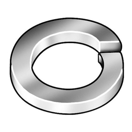 Split Lock Washer, For Screw Size 1-1/4 in Steel, Galvanized Finish, 10 PK MPN:LWIS125GUSA-010BX