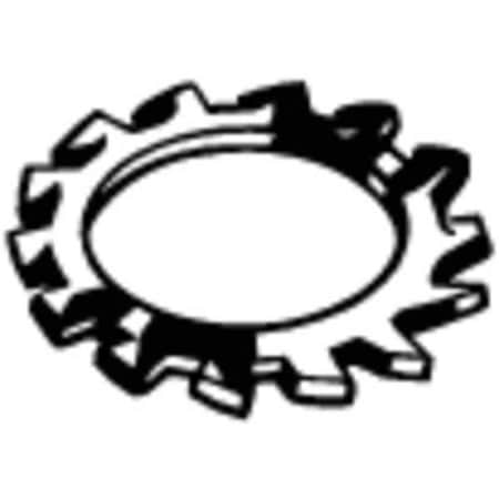External Tooth Lock Washer, For Screw Size M12 Spring Steel, Zinc Plated Finish, 100 PK MPN:M37302.120.0001