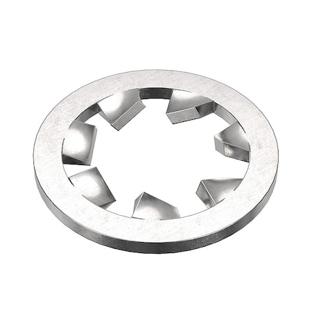 External Tooth Lock Washer, For Screw Size M6 Steel, Zinc Plated Finish, 100 PK MPN:M37480.060.0001