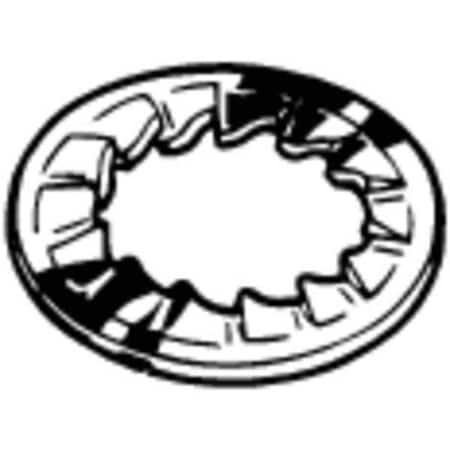Internal Tooth Lock Washer, For Screw Size M7 Steel, Zinc Plated Finish, 100 PK MPN:M37480.070.0001