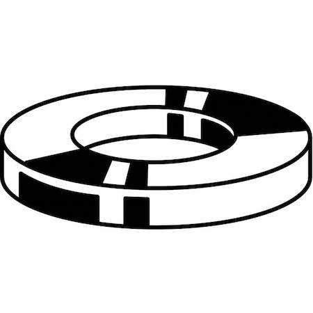Flat Washer, For Screw Size M22, Stainless Steel Plain Finish, 5 PK MPN:M51420.220.0001