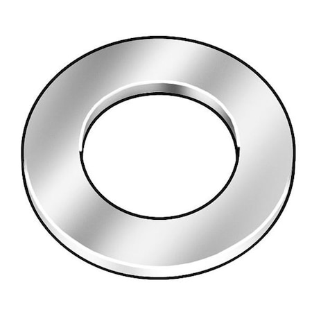 Flat Washer, For Screw Size #3, Stainless Steel Plain Finish, 100 PK MPN:NAS620-C3