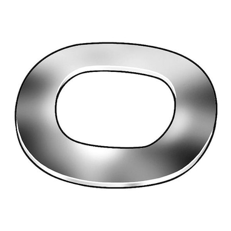 Wave Washer, Fits Bolt Size 5/8 in Steel, Plain Finish, 2000 PK MPN:TWWIS062-2000BX