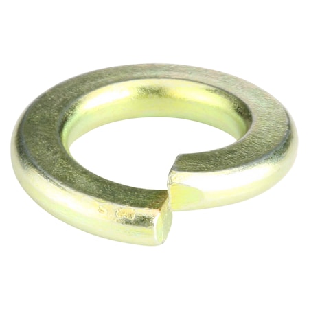 Split Lock Washer, For Screw Size 1/2 in Steel, Zinc Yellow Finish, 25 PK MPN:U37060.050.0001