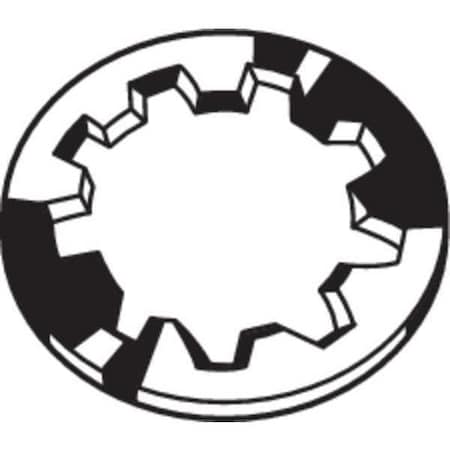 Internal Tooth Lock Washer, For Screw Size #8 Phosphor Bronze, Plain Finish, 100 PK MPN:U50462.016.0001