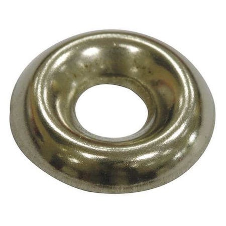 Countersunk Washer, Fits Bolt Size #6, Stainless Steel Plain Finish, 100 PK MPN:U51350.013.0001