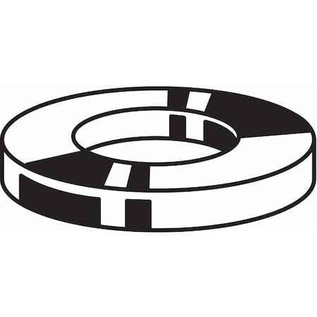Flat Washer, Fits Bolt Size 7/16