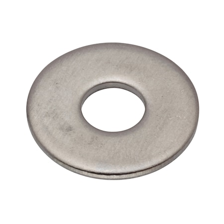 Flat Washer, For Screw Size #10, Stainless Steel Plain Finish, 25 PK MPN:WASB#10R316