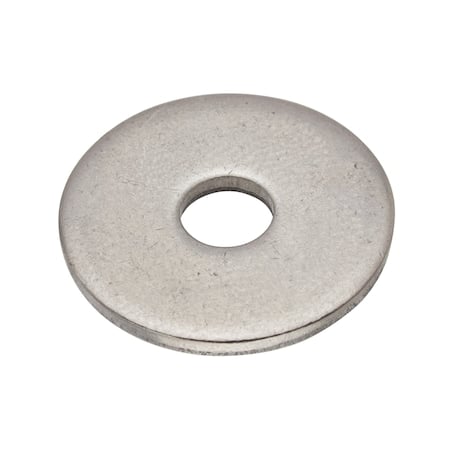 Flat Washer, For Screw Size #10, Stainless Steel Plain Finish, 25 PK MPN:WASB#10W316