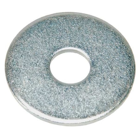 Flat Washer, For Screw Size 1/4 in, Stainless Steel Plain Finish, 10 PK MPN:WASB14N8