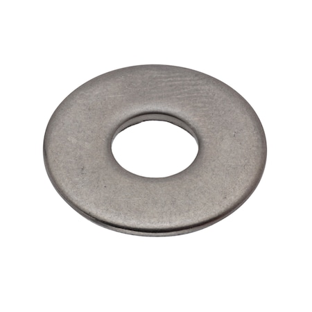 Flat Washer, For Screw Size 1/4 in, Stainless Steel Plain Finish, 10 PK MPN:WASB14R316