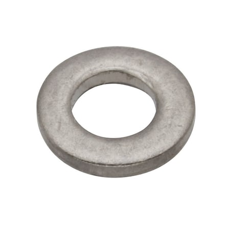 Flat Washer, For Screw Size #1, Stainless Steel Plain Finish, 10 PK MPN:WASB#1N316