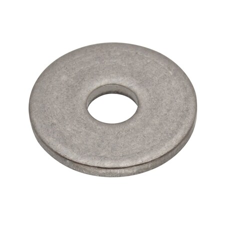Flat Washer, For Screw Size #1, Stainless Steel Plain Finish, 10 PK MPN:WASB#1W316