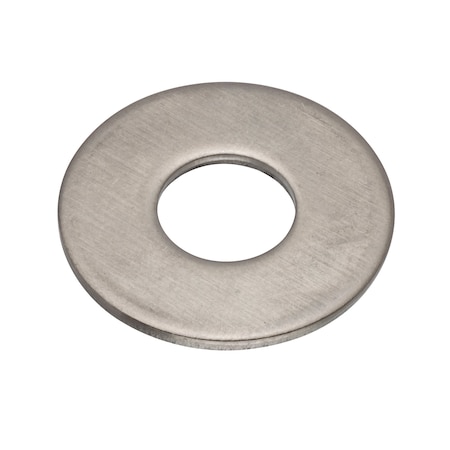Flat Washer, For Screw Size 3/8 in, Stainless Steel Plain Finish, 10 PK MPN:WASB38R316