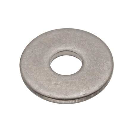 Flat Washer, For Screw Size #4, Stainless Steel Plain Finish, 25 PK MPN:WASB#4R316