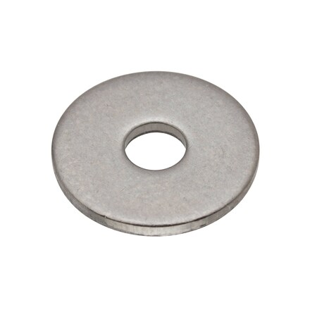 Flat Washer, For Screw Size #4, Stainless Steel Plain Finish, 25 PK MPN:WASB#4W316